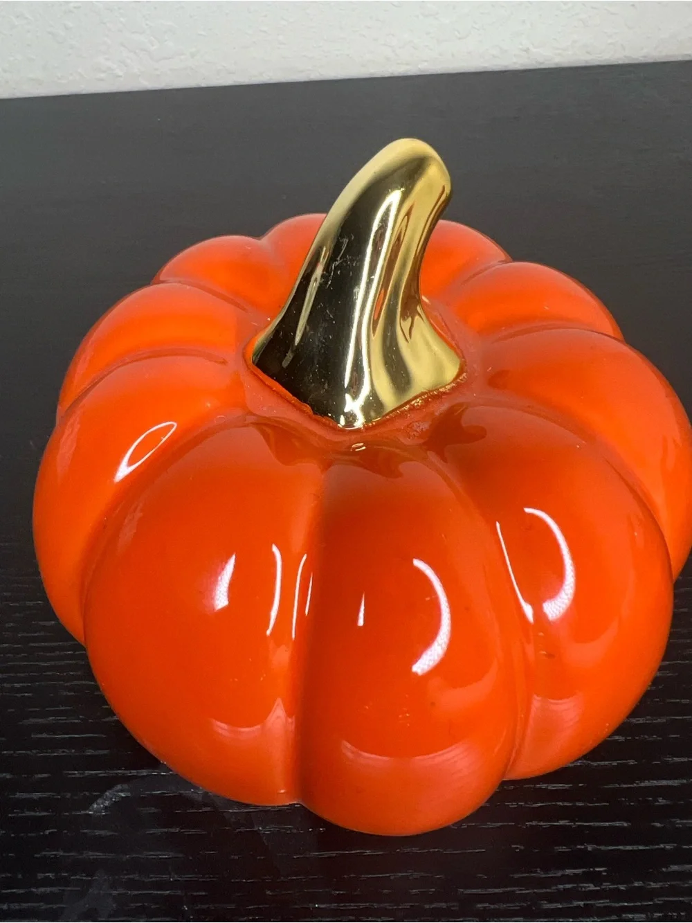 NEW Target Bullseyes Playground Ceramic Pumpkin Decor 4.5”